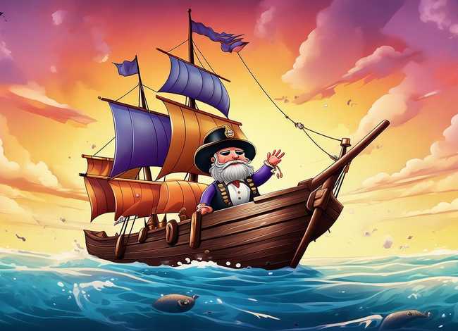 船长绘本，船长起航了绘本