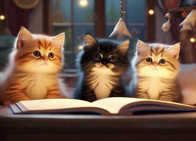 儿童睡前故事三只小猫咪、三只小猫睡前故事收听