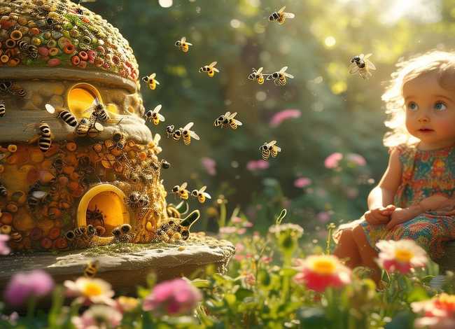 一部儿童老电视剧讲蜜蜂的故事；小时候有一部讲蜜蜂的电视剧