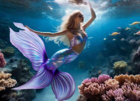 海底美人鱼表演视频；海底美人鱼表演视频完整版