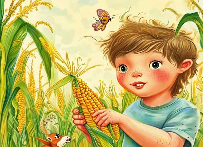 儿童玉米故事视频 - 关于玉米绘本幼儿故事