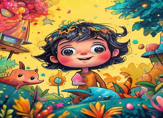 儿童故事绘本插画（幼儿绘本故事插画）