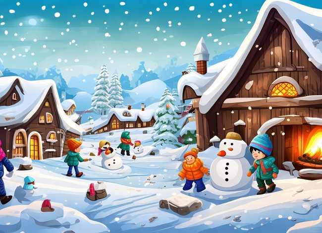 儿童绘本冬天来了；幼儿绘本冬天来了