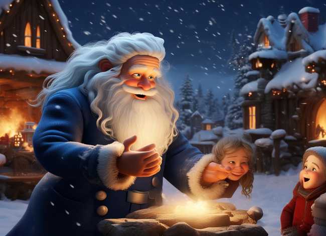 儿童故事冬爷爷是魔术师，冬爷爷是个魔术师故事教案