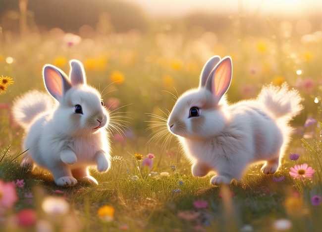 俩只兔子的故事 俩只兔子的故事图片