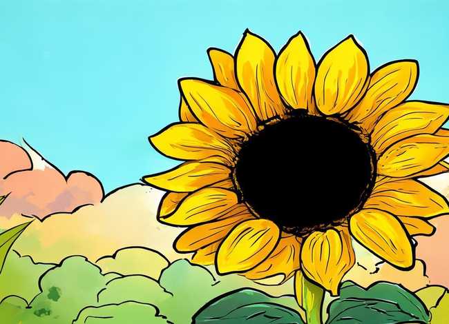 儿童连环画简笔画、儿童连环画简笔画向日葵