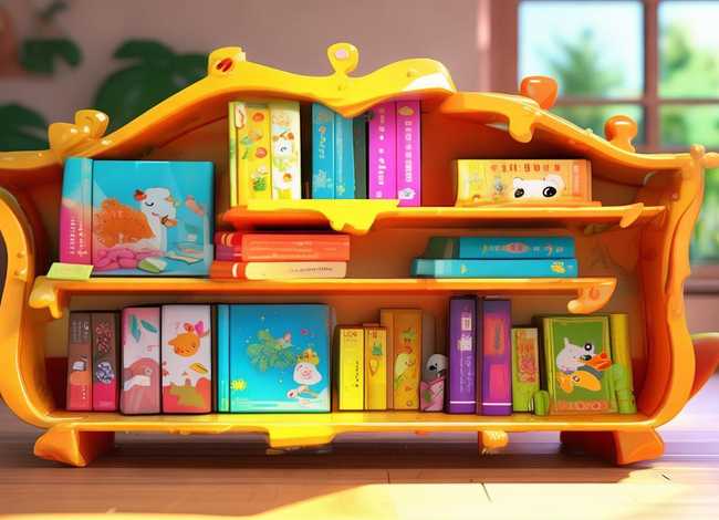 书柜 儿童画 - 儿童书柜子立体简笔画