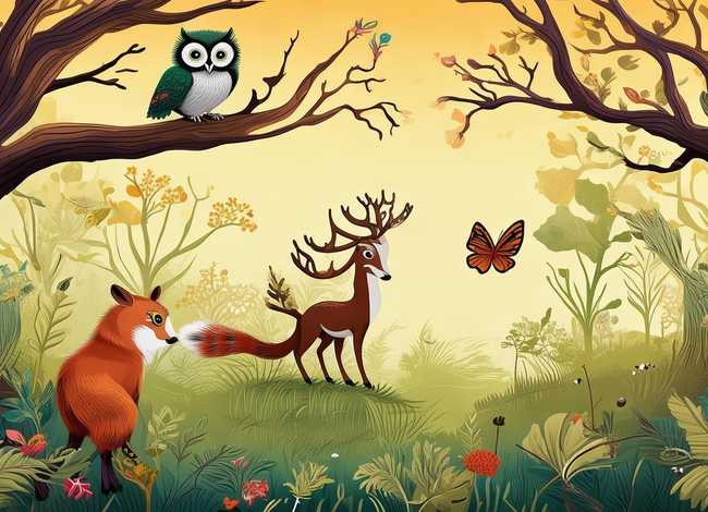 动物童话故事图可以怎么画、动物故事的画怎么画