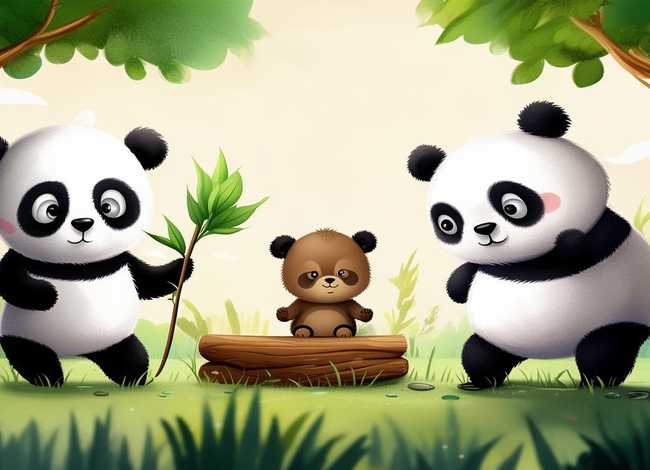 儿童故事小熊猫学本领；幼儿故事小熊学本领