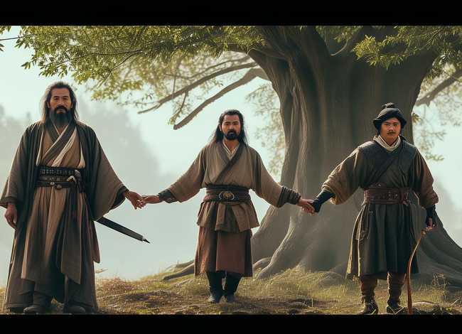 桃园结义故事梗概，桃园结义故事梗概200字