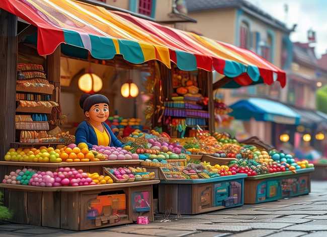 卖东西的绘本，卖东西的绘本图片