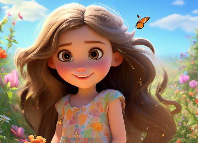 儿童美女图片画 儿童美女图片画画