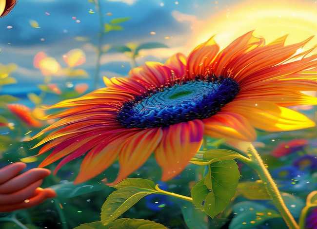 儿童绘本的故事七色太阳花；七色花风和太阳的故事