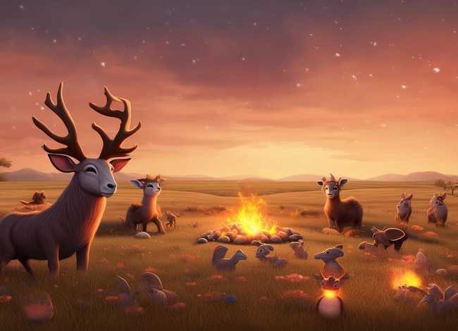 大草原的童话故事；大草原上的故事作文