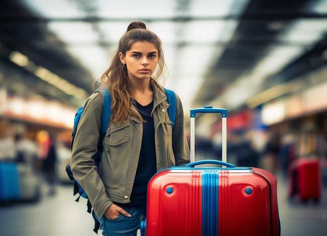 拉杆箱女孩故事;拉杆箱女孩图片 拉杆箱女孩故事;拉杆箱女孩图片