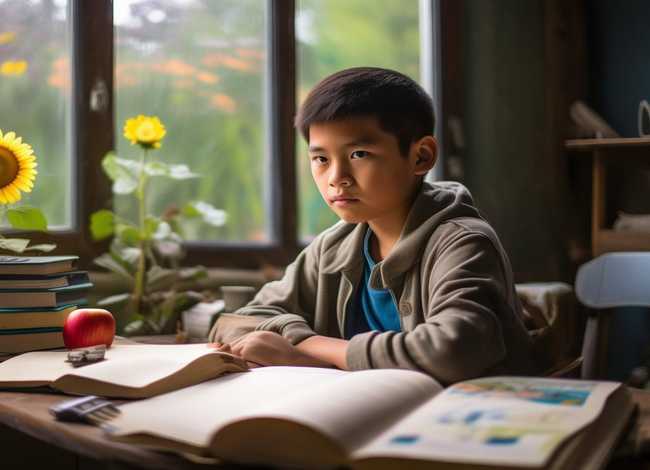 努力学习的孩子的故事；学生努力的故事