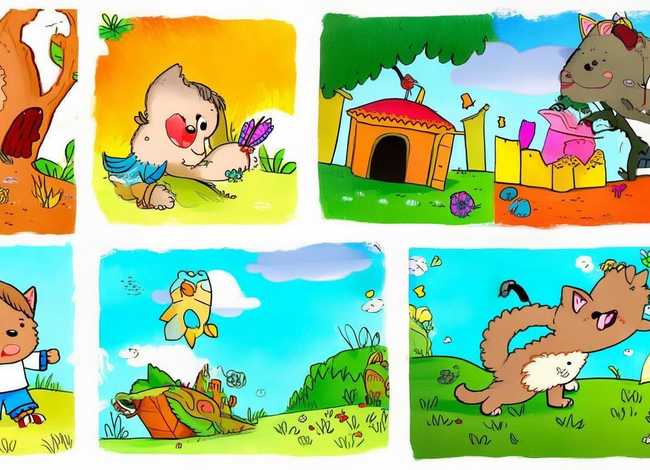 儿童简笔画绘本故事6幅图 幼儿绘本故事简笔画6张