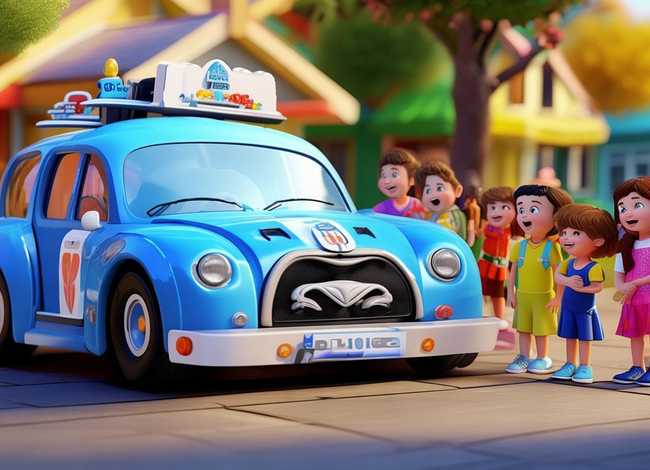 儿童警车故事短视频（警车幼儿故事大全集）