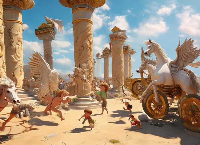 希腊神话孩童乐园的故事、希腊神话儿童乐园