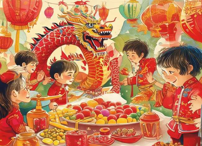 关于过年的儿童绘本故事、关于过年的幼儿绘本故事