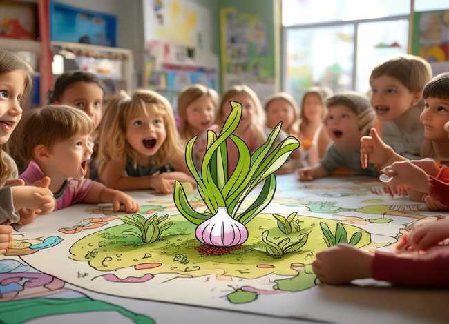 大蒜的故事儿童 幼儿园大蒜的故事