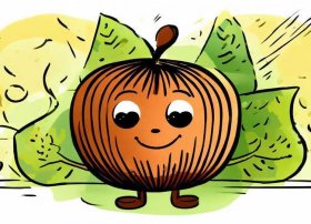 板栗儿童画图片，板栗儿童画图片简笔画