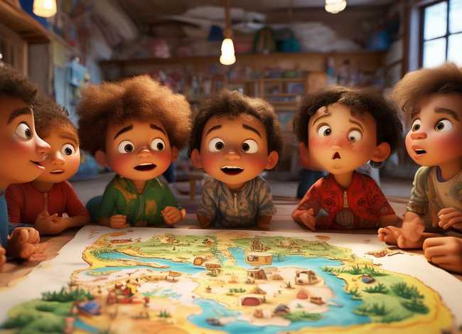 儿童故事工作、幼儿故事作业