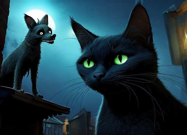 猫小帅故事鸡鸣狗盗 - 鸡鸣狗盗的小故事