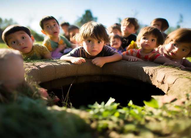 坐井观天儿童成语故事视频、成语故事坐井观天动画视频