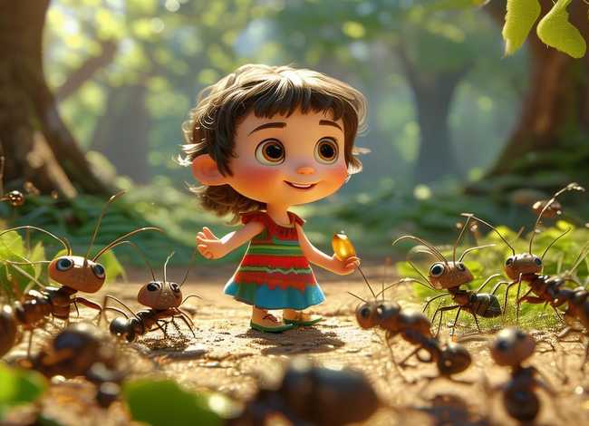 儿童童话故事蚂蚁报恩、蚂蚁报恩幼儿故事