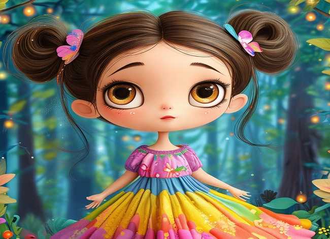 儿童故事人物女孩（幼儿故事人物）