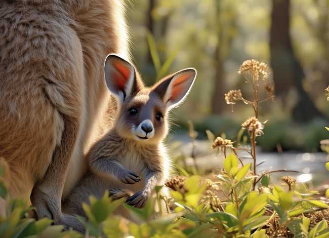 小袋鼠帮妈妈绘本故事 - 小袋鼠帮妈妈绘本故事图片