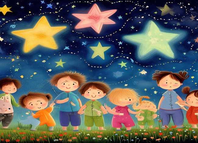 儿童自创星星故事、幼儿园星星的故事