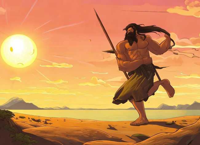 夸父追日的故事儿童版、夸父追日的故事原版