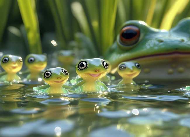 小蝌蚪找妈妈幼儿园故事 - 小蝌蚪找妈妈幼儿园故事图片