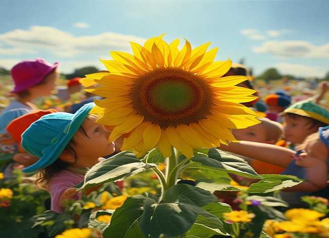 跟向日葵有关的儿童故事、关于向日葵的幼儿小故事