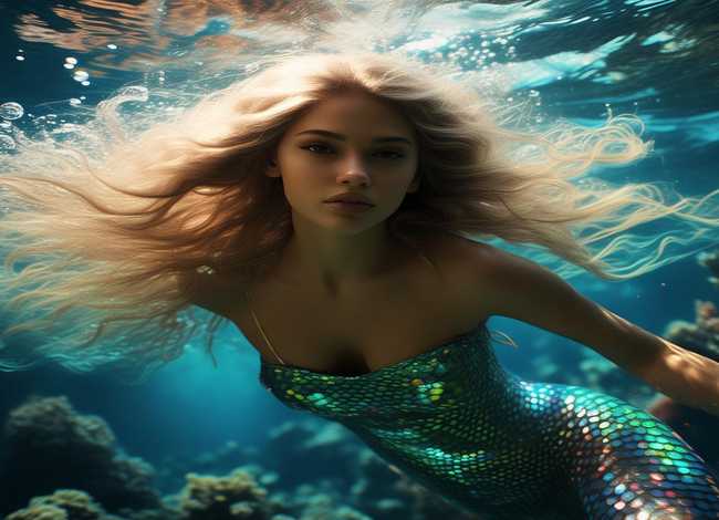 海底美人鱼视频；海底美人鱼视频高清