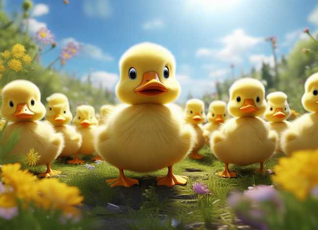 小鸭子儿童故事；小鸭子幼儿故事