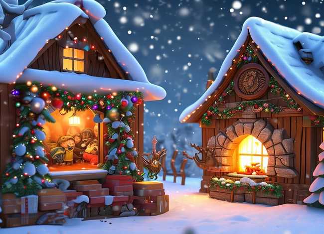圣诞前夜绘本故事，圣诞前夜绘本故事内容