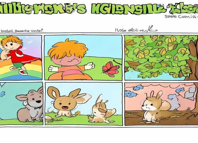 儿童简笔连环画小故事4格 简笔连环画4格小故事一年级