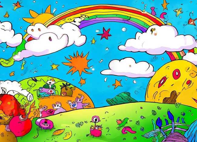 儿童绘画故事文字版；幼儿绘画故事带文字带图片