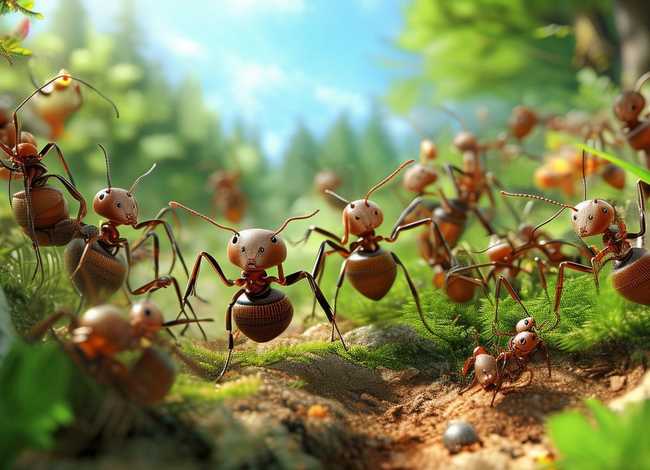 蚂蚁的故事图片(蚂蚁的故事绘本完整版图片) 蚂蚁的故事图片(蚂蚁的故事绘本完整版图片)