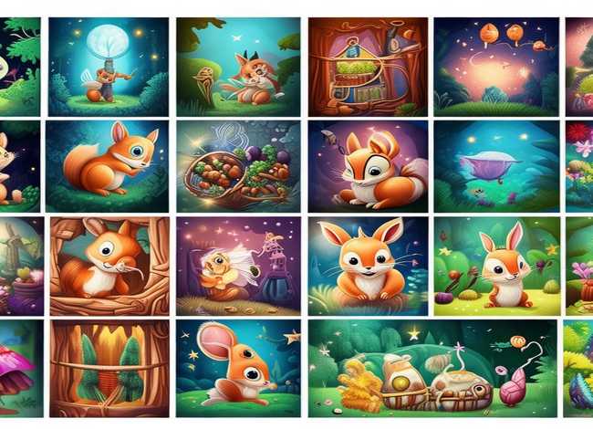 儿童绘本故事十二页、十二张绘本故事