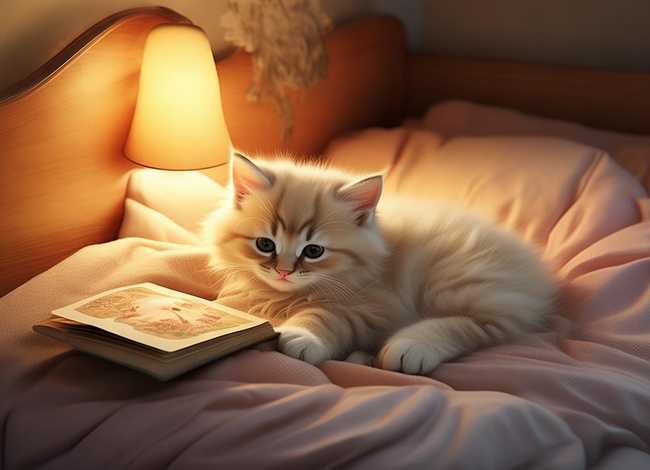 小猫睡前故事文字版；小猫睡前故事文字版图片