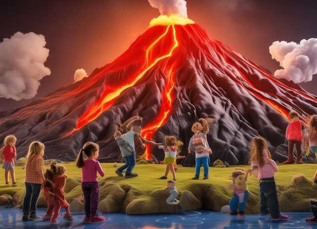 儿童启蒙故事火山、火山幼儿故事