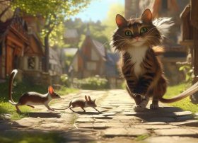 格林童话猫和老鼠的故事（格林童话中猫和老鼠）