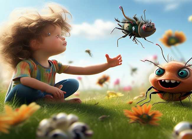 跳蚤和虱子的儿童故事，虱子和跳蚤儿童故事