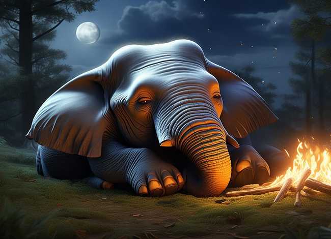 大象的睡前故事文字 大象的睡前故事文字版