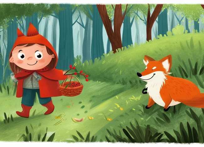 儿童版小红帽的故事、少儿故事小红帽的故事