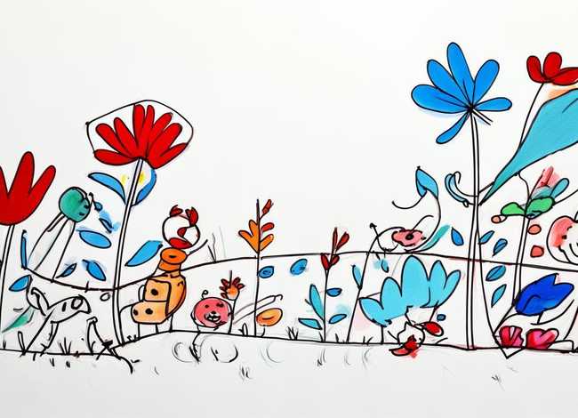 儿童故事绘画作品图片简单，儿童故事绘画作品图片简笔画